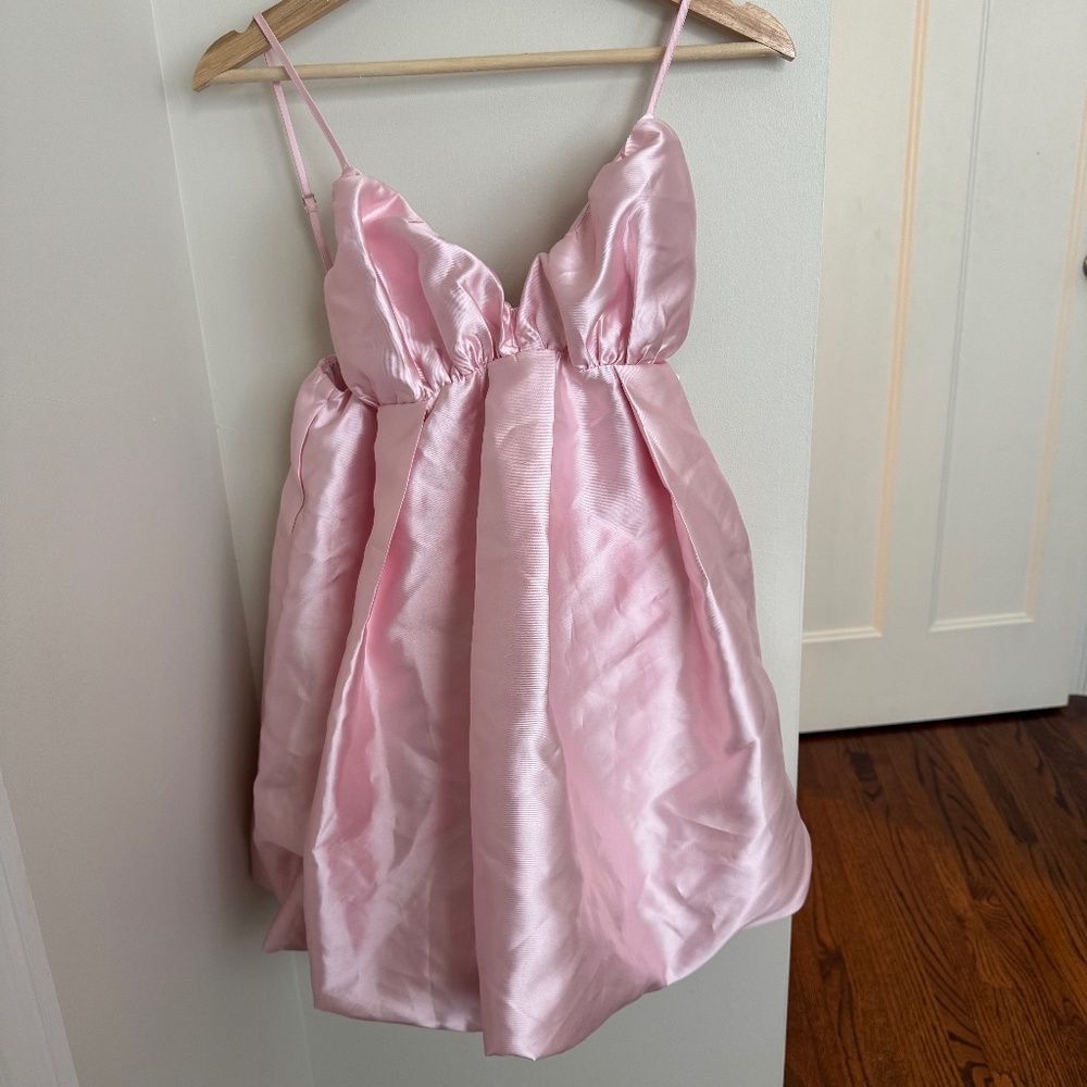 NWT Boutique Light Pink Bubble mini Dress